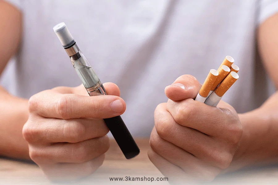 آیا مصرف سیگار الکترونیکی از سیگار کشیدن معمول کم خطر تره؟