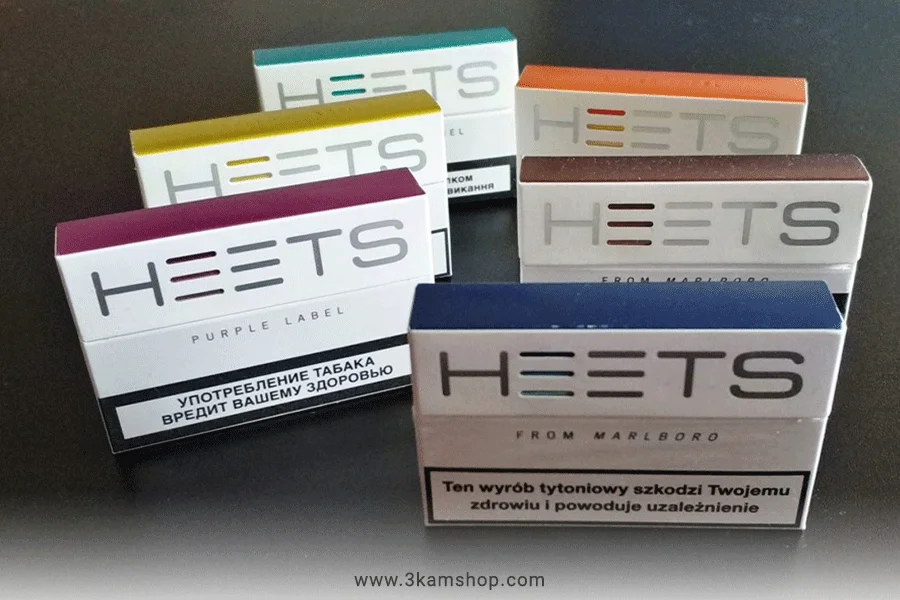 سیگار هیتس heets در طعم های مختلف